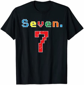 7th Birthday Boy Tシャツ 7歳 ギフト 番号 7 Tシャツ