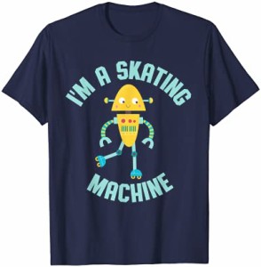 ローラースケートロボットTシャツ 男の子と女の子用 Tシャツ