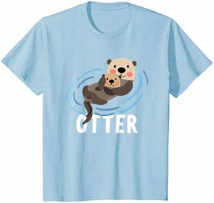 キッズ Otter Shirt 男の子または女の子用 | かわいいオッターギフト Tシャツ