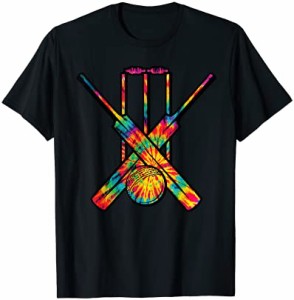 Cricket Tie Dye Rainbow Kids Boys Teenage Men Girls Cool Tシャツ