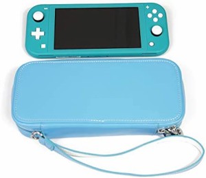 対応 Nintendo Switch lite PU製保護カバー 【KOOWL】手作持ち運び便利 耐衝撃 防塵、防汚、Switch Lite本体+8枚のゲームカード+その他小