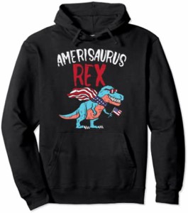 アメリサウルス・レックス T-Rex Dino American 4th Of July Toddler Boys パーカー