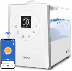 レボイト Humidifiers for Bedroom Large Room Home, Smart Wifi Alexa Control, 6L Top Fill Warm and Cool Mist for Whole House, Esse