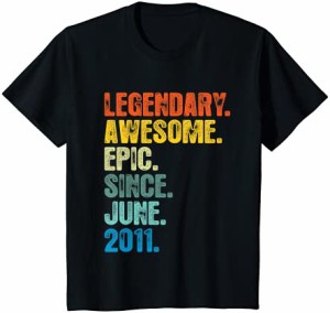 キッズ 2011年6月以来のレトロな伝説のTシャツ10歳 Tシャツ