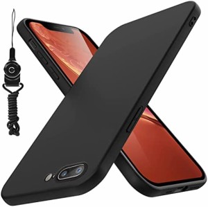 iphone8 plus ケースiphone7 plus ケース シリコン 薄型 スリム 磨り表面 指紋防止カバー 柔らかい裏地 アイフォン8 plus ケース耐衝撃 
