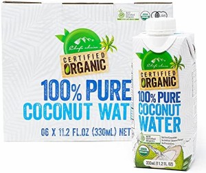 シェフズチョイス オーガニックココナッツウォーター330ml (6本/1箱) 無添加 Organic 100%pure coconut water (6本1箱)