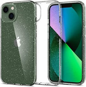 Spigen iPhone13 ケース キラキラ ラメ入り TPU ソフトケース 米軍MIL規格取得 黄ばみ無し 傷防止 レンズ保護 厚さ1.5ｍｍ 薄型 軽量 リ