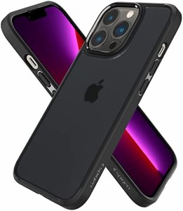 Spigen iPhone13 Pro 用 ケース 半透明 マット感 2重構造 黄ばみなし 指紋防止 米軍MIL規格取得 耐衝撃 TPU バンパーケース すり傷防止 