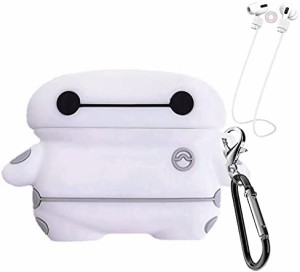 Ausrann AirPods Pro ケース エアーポッズプロ 充電ケース Airpodsプロ カバー イヤホン ストラップ付き カラビナ リング付き Magsafe ワ