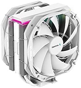 Deepcool AS500 PLUS WHITE CPUクーラー PWMファン2基搭載 Intel/AMD両対応 R-AS500-WHNLMP-G FN1603