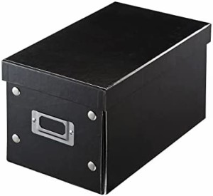 サンワサプライ CDケース収納BOX 組み立て式 W165mm ブラック FCD-MT3BKN