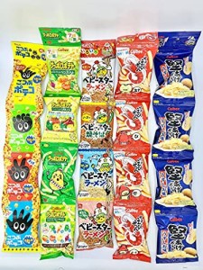 4連お菓子パック アソート ミニスナック菓子 ５種 ( こつぶポテコ 、サッポロポテト 、ベビースターラーメン 、かっぱえびせん 、堅あげ