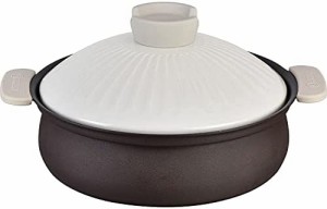 和平フレイズ 卓上鍋 24cm 軽い 土鍋風 洗いやすい ふっ素樹脂加工 IH・ガス対応 いい和 RB-2092