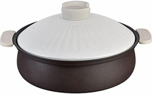 和平フレイズ 卓上鍋 27cm 軽い 土鍋風 洗いやすい ふっ素樹脂加工 IH・ガス対応 いい和 RB-2093