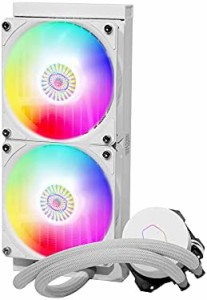 CoolerMaster MasterLiquid ML240L V2 ARGB White Edition 簡易水冷CPUクーラー MLW-D24M-A18PW-RW FN1575