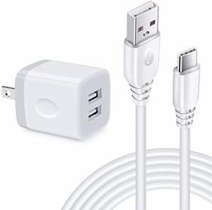 「アンドロイド充電器*1個+USB A-USB Cケーブル*1本*1.8m」Viviber Android スマホ 充電器 Type-c 急速充電 usb携帯充電器 タイプc usb 