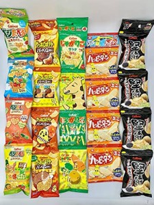 HKBH 4連お菓子パック アソート ミニスナック菓子 ５種 ( ベジたべる 、サッポロポテト 、じゃがりこ 、ハッピーターン 、堅あげポテト 