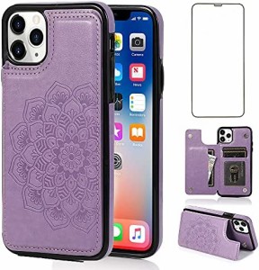 iPhone11proケース,iPhone 11 Pro １１ Pro 用 スマホケース 携帯ケース カバー Case 人気 純正 PUレザー 財布型カードホルター付き収納 