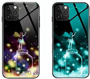 Tinker Bell 夜光携帯 ルミナスケース for iPhone 7, 8, SE2, 11 Pro Max, Xr, Galaxy S10 Note10 S20 Plus Ultra 超光沢強化ガラス背面