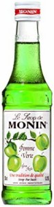 MONIN (モナン) グリーンアップル シロップ 250ml 【プロ バーテンダー と バリスタ に愛される カクテル / モクテル のノンアルコール割