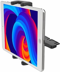 woleyi　タブレットホルダー　CDスロット取り付け車載ホルダー　携帯電話とタブレット両用　自動車マウントホルダー　スマホスタンドカー