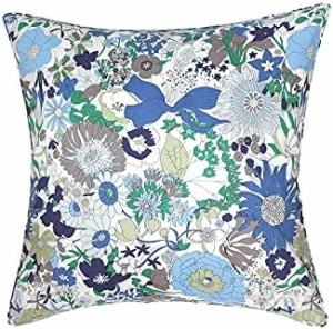 DDintex ディーディーインテックス FLORET LONDON クッションカバー シックスティ グリーン 45×45cm [リバティプリント使用]