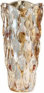 ガラス フラワーベース 透明 花瓶 ガラス おしゃれ 大 花瓶 北欧 花瓶 30cm グラデーション 現代 シンプル 透明 広口 花器 部屋 玄関 リ