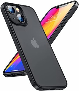 CAKUUMA iphone13 ケース 半透明 超耐衝撃 純正米軍MIL規格取得 バンパー 指紋防止 マットなつや消し 傷がつきにくい アイホン13カバー 