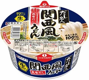 寿がきや カップだし名人昆布だし関西風うどん 130g×12個