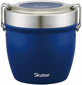 スケーター(Skater) 抗菌 保温弁当箱 丼型 ステンレス 弁当箱 550ml ブルー STLBD6AG-A