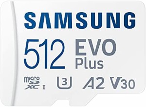 Samsung microSDカード 512GB EVO Plus microSDXC UHS-I U3 Nintendo Switch 動作確認済 最大転送速度130MB/秒 MB-MC512KA/EC 国内正規保