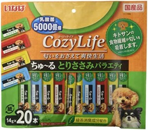 いなばペットフード Cozy Lifeちゅ~る 20本 とりささみバラエティ