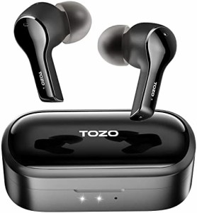 TOZO T9 トゥルーワイヤレスイヤフォン環境ノイズキャンセリング4マイクコールノイズキャンセリングヘッドフォンディープバスBluetooth5.