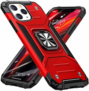 iPhone 13 Pro Max ケース リング付き PC+TPU 米国軍事MIL標準取得 衝撃吸収 耐衝撃 アイフォン 13 プロマックス 用 カバー 落下防止 ス