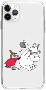 ムーミン iphone12ケース 透明 クリア iPhone7 スマホケース iphoneXケース アップルロゴ 傷つき防止 TPU 着脱簡単 薄型 軽量 iphoneカバ