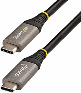 StarTech.com 2m USB-C - USB-C ケーブル/USBタイプCケーブル/USB 3.1(3.2 Gen 1) 5Gbps Type C - Type Cケーブル/100W (5A) Power Deliv
