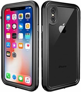 iPhone XS ケース iPhone X ケース 防水 DINGXIN IP68防水規格 防水 防雪 防塵 耐震 耐衝撃 アイフォンxsケース アイフォンxケース 防水 