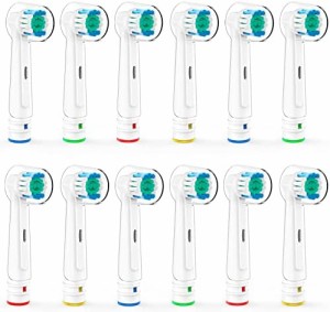 【12本入り】Dealswin ブラウン オーラルB 電動歯ブラシ 用の 替えブラシ Braun oral b 用の 替えブラシ 替え歯 互換品 ベーシックブラシ