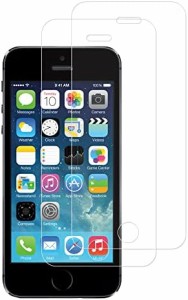 【2枚セット】KPNS 日本素材製 強化ガラス iPhoneSE 第一世代 iPhone5s iPhone5c iPhone5 用 ガラスフィルム 強化ガラス カバー 保護フィ