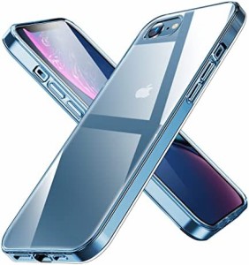 iPhone SE 用ケース第2世代 iPhone 8 用ケースiPhone 7用 ケース 耐衝撃 クリア iPhone8カバー tpu 透明 スリム 薄型 シリコン 指紋防止 