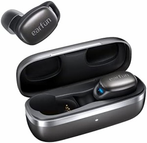 【VGP 2022金賞】 EarFun Free Pro 2 Bluetooth 5.2 ANC搭載 ワイヤレスイヤホン 超軽量 完全ワイヤレスイヤホン ワイヤレス充電対応 ア