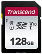 トランセンドジャパン SDカード 128GB UHS-I U1 V10 Class10 (最大転送速度100MB/s)【データ復旧ソフト無償提供】TS128GSDC300S-E2