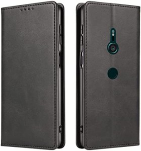Sony Xperia XZ3 に適用する スマートフォン ケース 手帳型 カード収納 合皮レザー 耐摩擦 耐衝撃 ビジネスタイプ