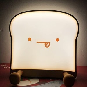 LETOUR ベッドサイドランプ 可愛い トーストライト ナイトライト 1200mAh USB充電 テーブルランプ 授乳ライト 明るさ調節 LEDライト スマ