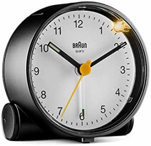 【正規輸入品】BRAUN／ブラウン Classic Analog Alarm Clock BC01BW