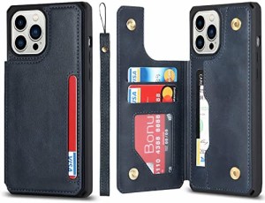 Sailortech iPhone13 Pro Max 対応 背面ケース アイフォン13プロ マックス ケース アイフォン13プロ マックスカバー 財布case 縄掛け 多