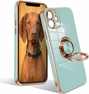 IPhone11 ケース リング 耐衝撃 カバー リング付き 携帯カバー TPU 軽量 シリコン スタンド機能付き 360回転車載ホルダー 6.1インチ アイ