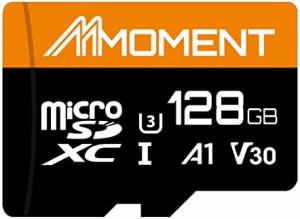 MMOMENT MicroSDXCカード 128GB Nintendo Switch対応 / Class10 / UHS-I / U3 / A1 / V30 / 4K UHD 読込最大95MB/s SDアダプター付