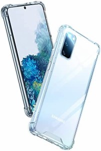 Aunote Galaxy s20 ケース クリア 超耐衝撃 ストラップホール付き 軽量 ワイヤレス充電 背面PC 指紋防止 レンズ保護 ハードケース ぎゃら