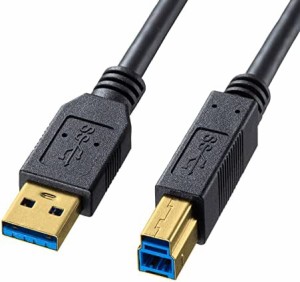 サンワサプライ USB3.0ケーブル(ブラック・1m) KU30-10BKK